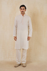 Classic Off-White Kurta Set