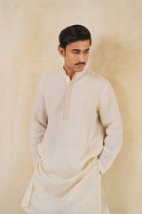 Classic Off-White Kurta Set