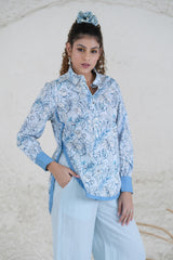 HAZEL OVERLAPPED SEAM SHIRT