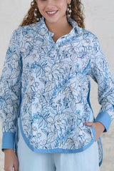 HAZEL OVERLAPPED SEAM SHIRT