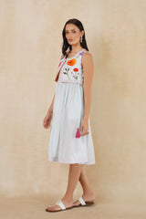 Bloom Vest Midi Dress